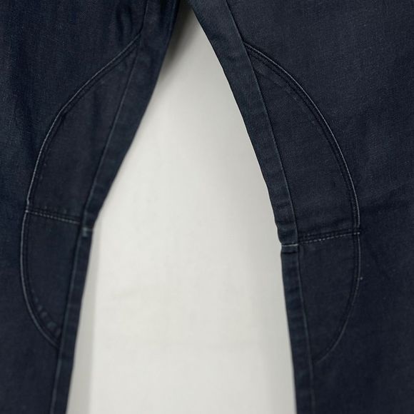 Jack & Jones Dark Wash Work Jeans | Size 32 | Carpenter Style | Distressed Cuffs - Picture 11 of 16